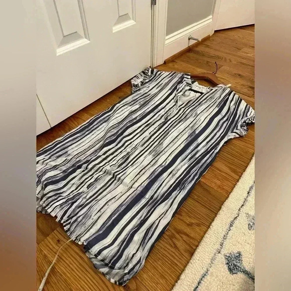 Bella Dahl size Small blue and white dress - Picture 12 of 13